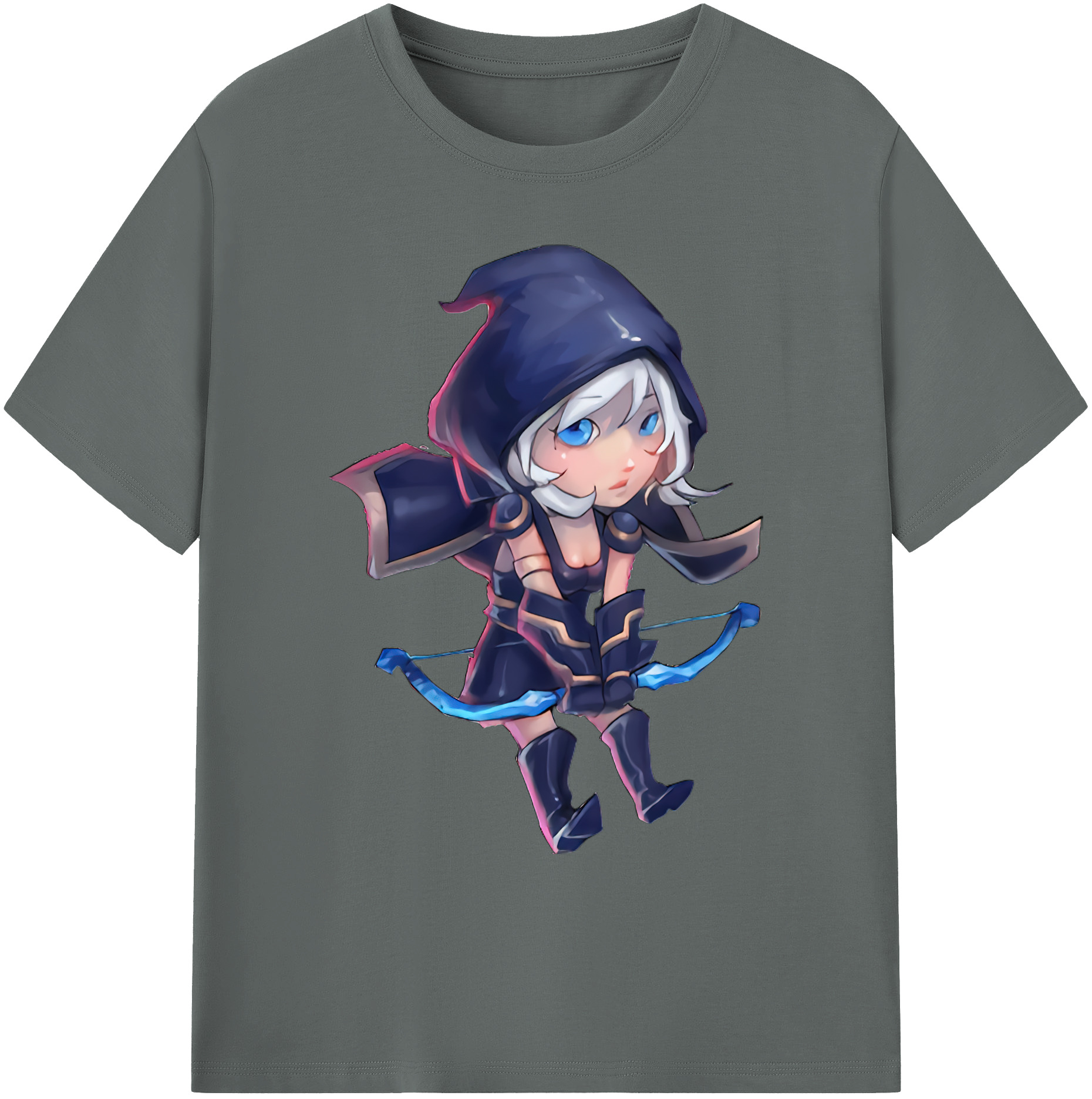リーグ・オブ・レジェンド League of Legends LOL 綿100％ メンズ半袖Tシャツ｜肌触りやわらか＆通気性